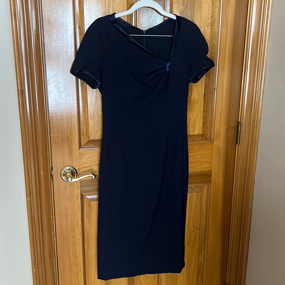 Rene Ruiz navy blue cocktail dress